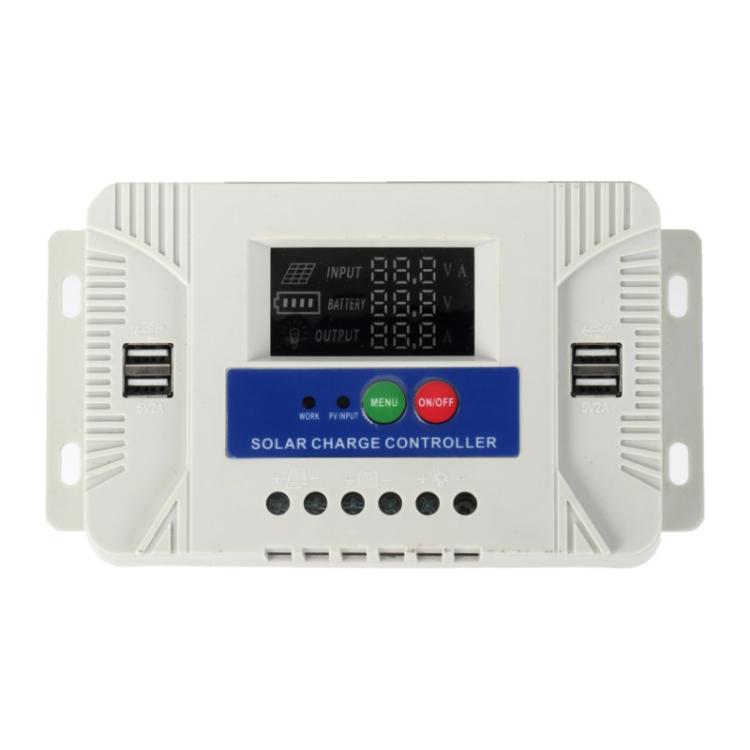 12V 24V Setup-Free Color Screen Luminous Display Solar Controller PV Solar Charge Controller, 10A, 20A, 30A, 40A, 50A, 60A 12V 24V Setup-Free Color Screen Luminous Display Solar Controller PV Solar Charge Controller, 10A, 20A, 30A, 40A, 50A, 60A